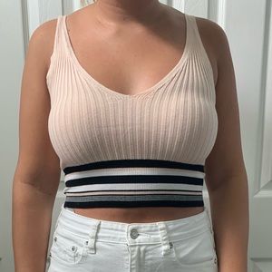 Stretchy crop top